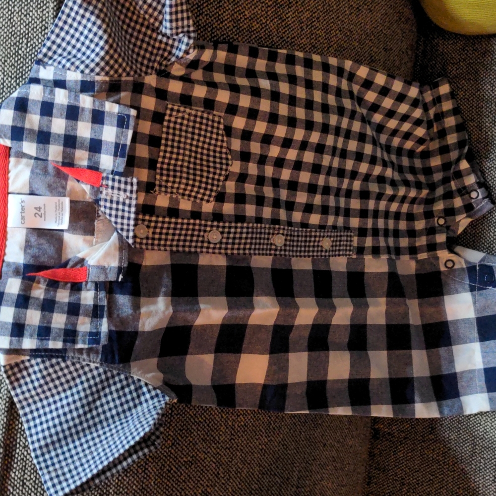 Baby boy summer romper
